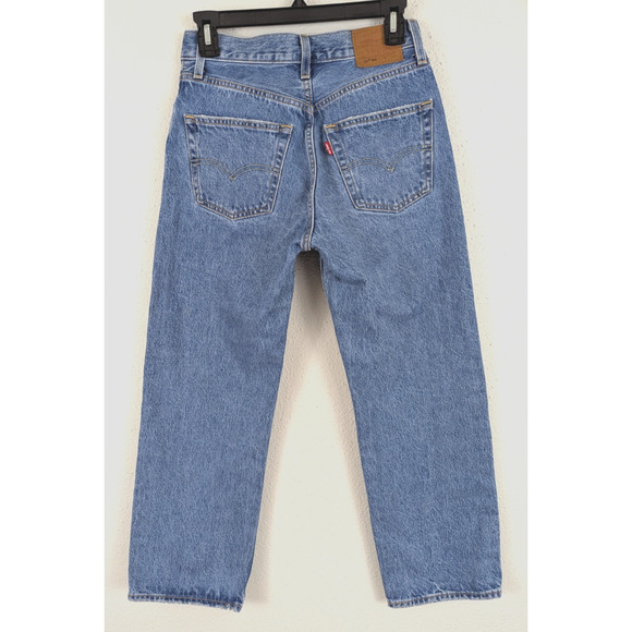 Levi's 501 90s Women's Jeans sz 25/27 button fly distressed 100% cotton 1225 - Picture 4 of 9